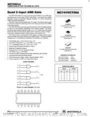 MC74VHCT08AM datasheet pdf ON Semiconductor