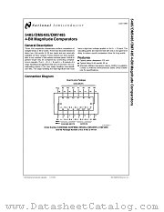 5485FMQB datasheet pdf National Semiconductor