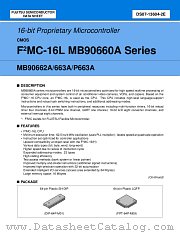 MB90663APFM datasheet pdf Fujitsu Microelectronics
