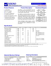 MH303-G datasheet pdf WJ Communications