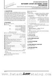 M37280MK-114SP datasheet pdf Mitsubishi Electric Corporation