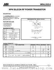 MRAL2023-6 datasheet pdf Advanced Semiconductor