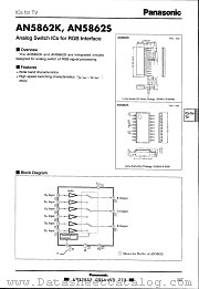 AN5862K datasheet pdf Panasonic