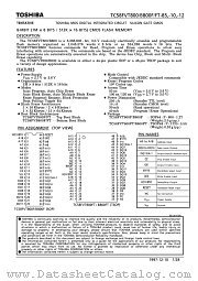 TC58FVT800FT-12 datasheet pdf TOSHIBA