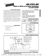 MAX2648EBT datasheet pdf MAXIM - Dallas Semiconductor