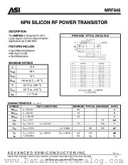 MRF846 datasheet pdf Advanced Semiconductor