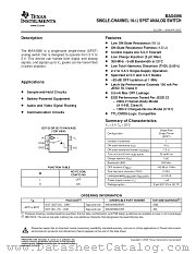 MAX4596DBVRE4 datasheet pdf Texas Instruments