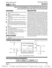 IRU3018 datasheet pdf International Rectifier