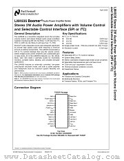 LM4936 datasheet pdf National Semiconductor