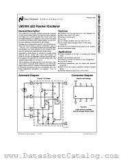 LM3909N datasheet pdf National Semiconductor