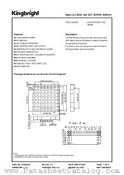 TBC23-12EGWA datasheet pdf Kingbright Electronic