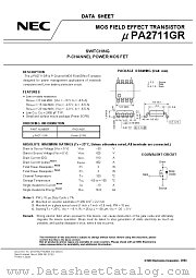 UPA2711GR datasheet pdf NEC
