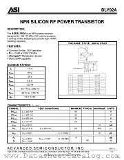 ASIBLY92A datasheet pdf Advanced Semiconductor