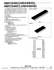 HD44840 datasheet pdf Hitachi Semiconductor