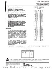 54ACT16827 datasheet pdf Texas Instruments