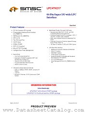 LPC47N217 datasheet pdf SMSC Corporation