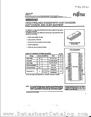MB86040 datasheet pdf Fujitsu Microelectronics