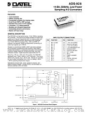 ADS-916MC datasheet pdf Datel
