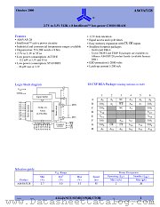 AS6VA5128-BC datasheet pdf Alliance Semiconductor