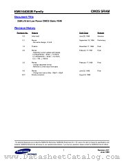 KM6164000BLI-L datasheet pdf Samsung Electronic