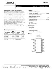 HI5701-EV datasheet pdf Intersil