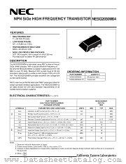 NESG2030M04 datasheet pdf NEC
