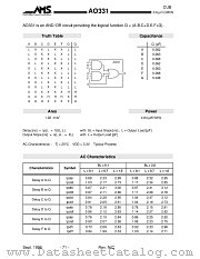 AO331 datasheet pdf Austria Mikro Systems