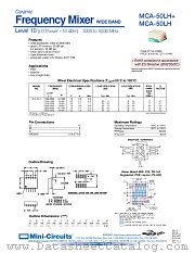 MCA-50LH datasheet pdf Mini-Circuits