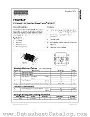 FDW264P datasheet pdf Fairchild Semiconductor
