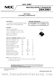 2SK3901 datasheet pdf NEC