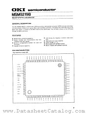 MSM5219BGS datasheet pdf OKI electronic componets