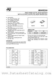 M54HC244D1 datasheet pdf ST Microelectronics