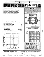 VMOB70 datasheet pdf Acrian