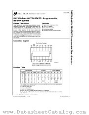 DM8556N datasheet pdf National Semiconductor