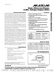 MAX5533EUA datasheet pdf MAXIM - Dallas Semiconductor