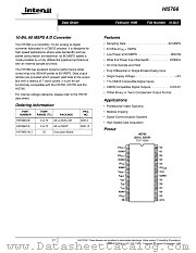 HI5766KCB datasheet pdf Intersil