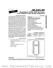 MAX499CWG datasheet pdf MAXIM - Dallas Semiconductor