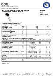 CD13002 datasheet pdf Continental Device India Limited