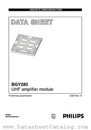 BGY280 datasheet pdf Philips