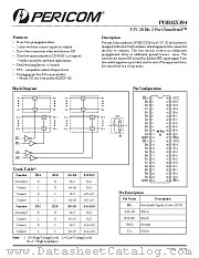 PI3B32X384B datasheet pdf Pericom Technology