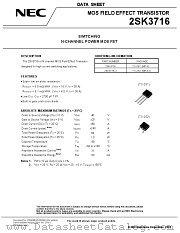 2SK3716 datasheet pdf NEC
