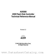AU9380 datasheet pdf Alcor Micro Corp