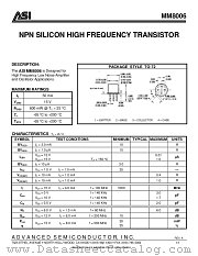 ASIMM8006 datasheet pdf Advanced Semiconductor