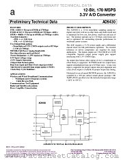 AD9430/PCB-CMOS datasheet pdf Analog Devices