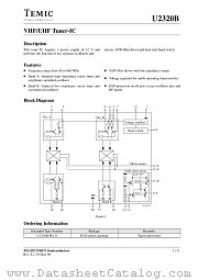U2320B-FLG3 datasheet pdf TEMIC