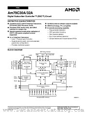 AM79C30A datasheet pdf Advanced Micro Devices