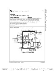 LMC568CN datasheet pdf National Semiconductor