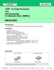 MB40C568HPFV datasheet pdf Fujitsu Microelectronics