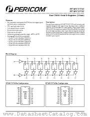 PI74FCT574DTQE datasheet pdf Pericom Technology