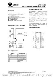 UT6164BJC-12 datasheet pdf UTRON Technology